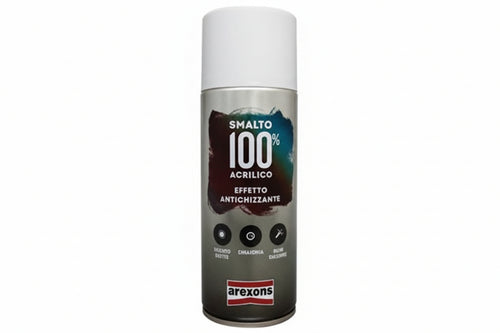 Smalto 100% Acrilico Antichizzante Spray- - Ml.400 Antichizzante Grafite (3721) - 6 Pezzi Arexons