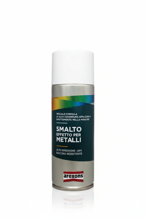 Smalto Speciale Metallo Spray- - Ml.400 Verde Muschio Brillante Ral 6005 (3800) - 6 Pezzi Arexons