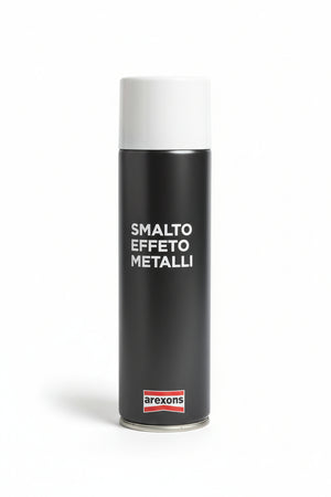 Smalto Speciale Metallo Spray- - Ml.400 Rosso Traffico Brillante Ral 3020 (3815) - 6 Pezzi Arexons