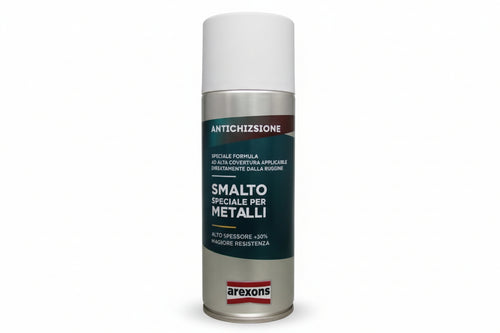 Smalto Speciale Metallo Antichizzante Spray- - Ml.400 Antichizzante Grigio Forgia (3288) - 6 Pezzi Arexons