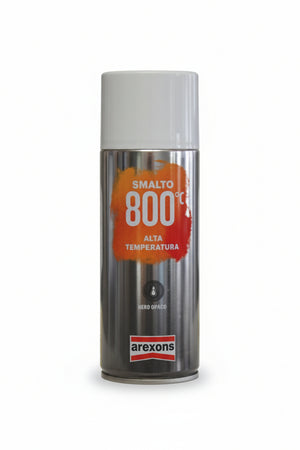 Smalto 800 °C Alta Temperatura Spray- - Ml.400 Nero (3332) - 6 Pezzi Arexons