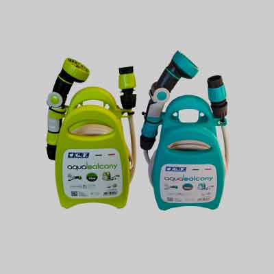 Tubo Da Giardino In Kit 'Aquabalcony' G.F. 10 Mt - Col. Lime - G.F.