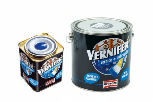 Vernifer Vernice Antiruggine In Gel Verde Smeraldo Brillante (4871) Ml.750 Arexons