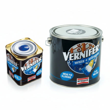 Vernifer Vernice Antiruggine In Gel Antracite Antichizzato (4888) Ml.750 Arexons