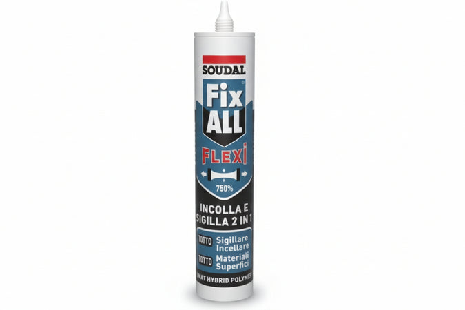 Sigillante Adesivo Fix All Flexi- - Ml.290 Bianco - 2 Pezzi Soudal