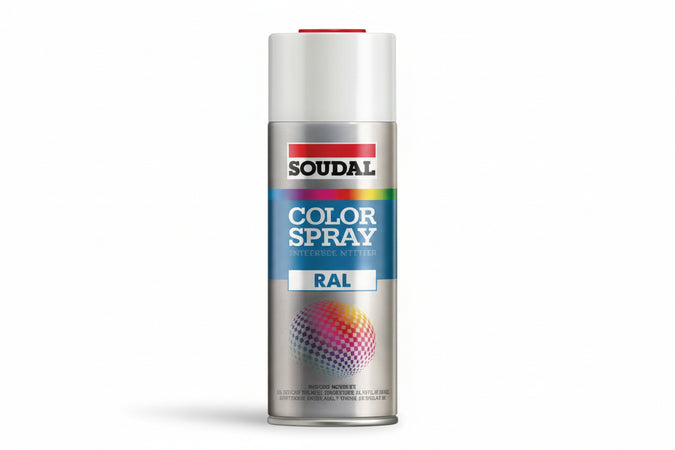 Color Spray Smalto Acrilico Spray- - Ml.400 - Rosso Rubino Ral 3003 (155530) - 6 Pezzi Soudal
