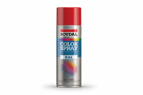 Color Spray Smalto Acrilico Spray- - Ml.400 - Verde Foglia Ral 6002 (155533) - 6 Pezzi Soudal