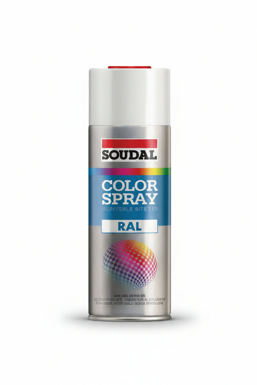 Color Spray Smalto Acrilico Spray- - Ml.400 - Giallo Cadmio Ral 1021 (155535) - 6 Pezzi Soudal