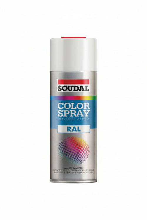 Color Spray Smalto Acrilico Spray- - Ml.400 - Alluminio Ral 9006 Metallizzato (155544) - 6 Pezzi Soudal