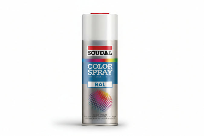 Color Spray Smalto Acrilico Spray- - Ml.400 - Rosa Chiaro Ral 3015 (155549) - 6 Pezzi Soudal