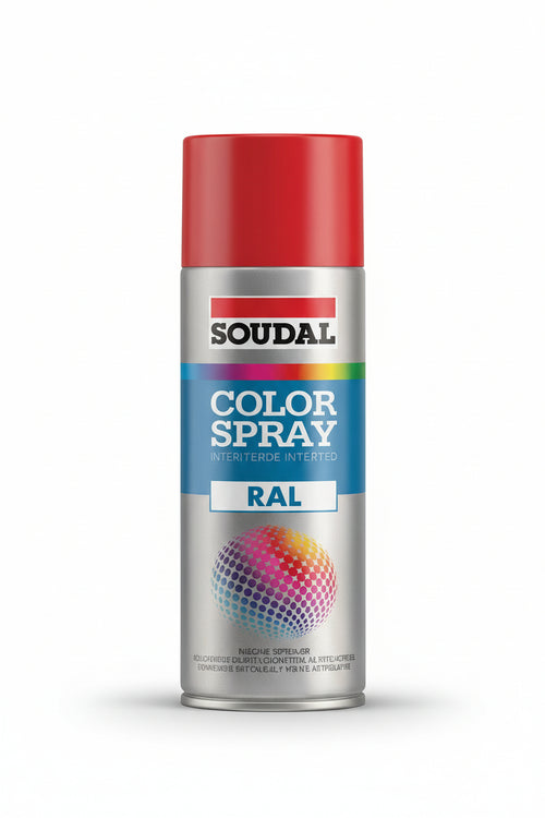 Color Spray Smalto Acrilico Spray- - Ml.400 - Verde Reseda Ral 6011 (155552) - 6 Pezzi Soudal