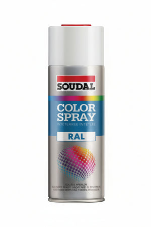 Color Spray Smalto Acrilico Spray- - Ml.400 - Verde Giallo Ral 6018 (155553) - 6 Pezzi Soudal