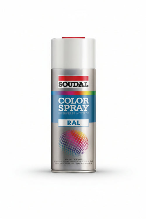 Color Spray Smalto Acrilico Spray- - Ml.400 - Grigio Ferro Ral 7011 (155554) - 6 Pezzi Soudal