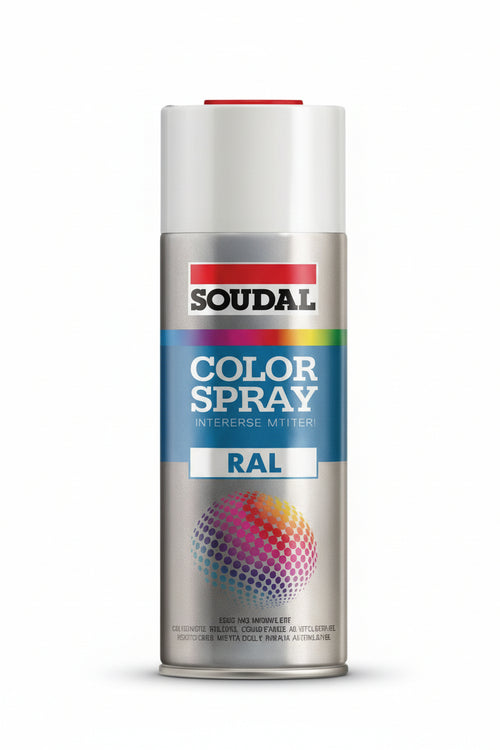 Color Spray Smalto Acrilico Spray- - Ml.400 - Giallo Segnale Ral 1003 (160315) - 6 Pezzi Soudal