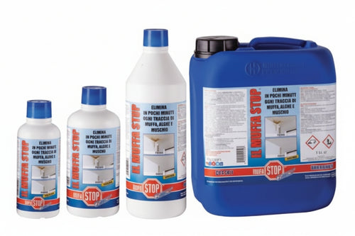 Il Muffa-Stop Rimuovimuffa- - Ml.1000 In Flacone Spray - 4 Pezzi Dixi