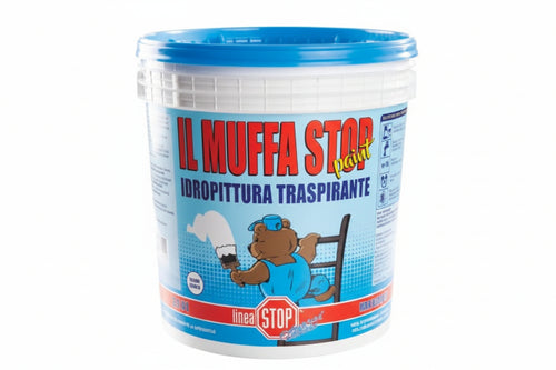 Il Muffa Stop Paint Idropittura Traspirante Lt.5 In Barattolo Dixi