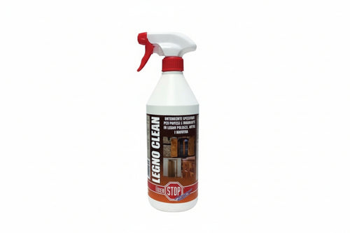 Legno Clean Detergente Specifico Per La Pulizia Di Infissi In Legno- - Ml.750 In Flacone Spray - 12 Pezzi Dixi