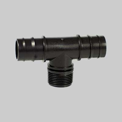 Tee Filettata Maschio Bassa Pressione Ø 20X3/4X20 Mm - 100 Pezzi- Irritec