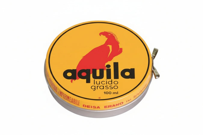 Aquila Grasso Per Pelli E Cuoio- - Ml.100 - 12 Pezzi Ebano