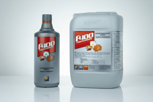 Acido Forte Per Cemento F400- - Lt.5 - 2 Pezzi Faren