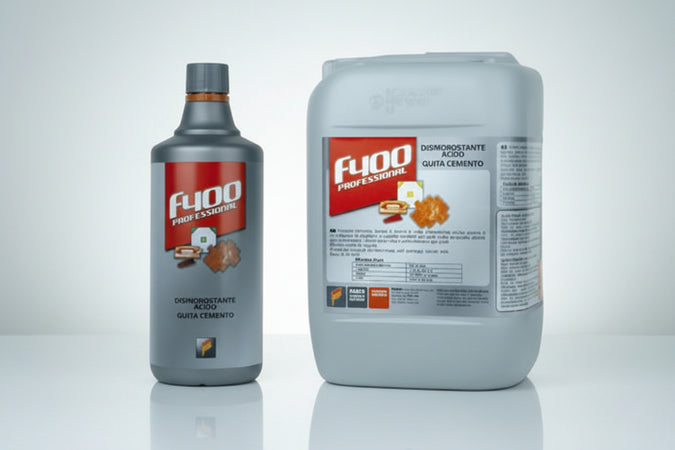Acido Forte Per Cemento F400- - Lt.5 - 2 Pezzi Faren
