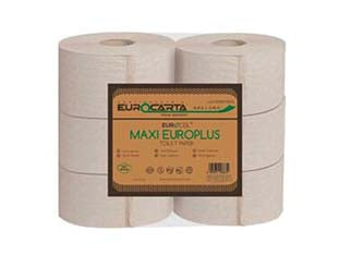 Carta Igienica Jumbo Super Maxi Per Distributore Industriale- - Conf. Da 6 Rotoli - 6 Rotolo