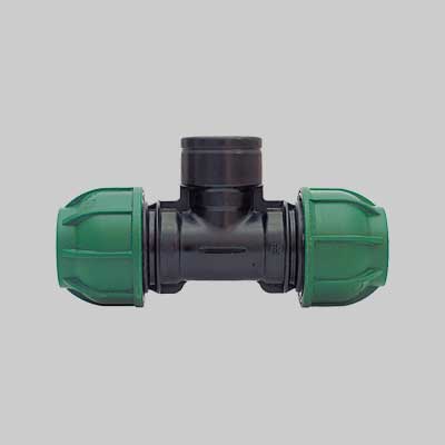 Tee A 90 ° A Stringere Con Derivazione Fil. Femmina Ee ? Mm 40X11/4X40 - 10 Pn - Irritec