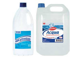 Acqua Demineralizzata Lt.2- - Lt.5 - 4 Pezzi