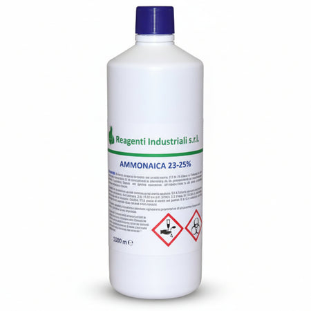 Ammoniaca In Soluzione Al 30% Per Uso Professionale- - Lt.1 - 12 Pezzi