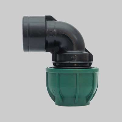 Gomito A 90 ° A Stringere Con Derivazione Fil. Femmina Ee ? Mm 16X1/2 - 10 Pn - Irritec