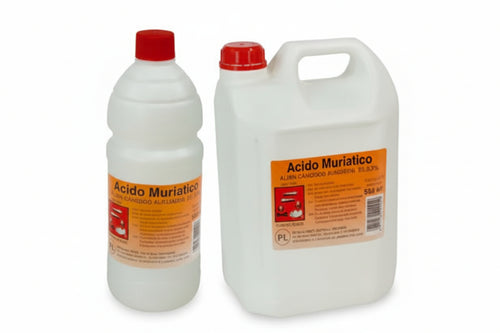 Acido Muriatico Al 33%- - Lt.1 - 12 Pezzi