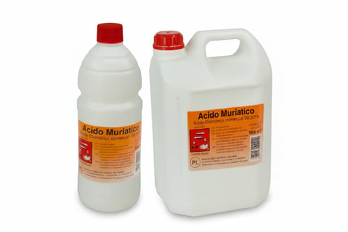 Acido Muriatico Al 33%- - Lt.5 - 4 Pezzi