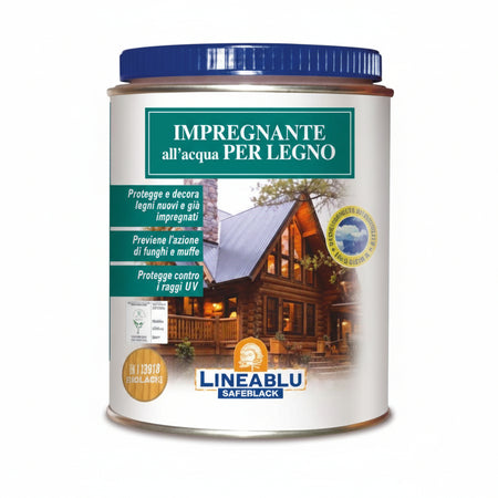Impregnante All'Acqua Per Legno Hi 2013 Noce Scuro Lt.2,5 Sayerlack