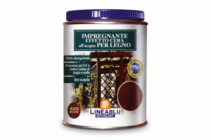 Impregnante All'Acqua Effetto Cera Per Legno Per Esterno Hi 2211 Castagno/Noce Chiaro Ml.750 Sayerlack