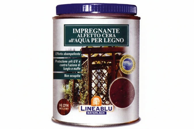 Impregnante All'Acqua Effetto Cera Per Legno Per Esterno Hi 2213 Noce Scuro Lt.2,5 Sayerlack