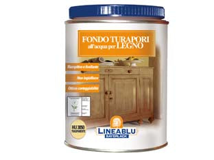 Fondo Turapori All'Acqua Per Legno Hu 3050 Trasparente Ml.750 Sayerlack