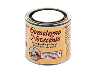 Comelegno Stucco Plastico Per Legno Pronto All'Uso Ml.250- - Rovere - 2 Pezzi Cera Novecento