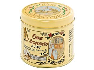 Cera D'Api In Pasta Ml.500- - Noce Scuro - 2 Pezzi Cera Novecento