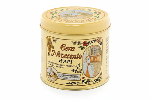 Cera D'Api In Pasta Ml.500- - Mogano - 2 Pezzi Cera Novecento