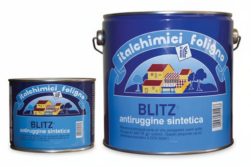 Antiruggine Sintetico Blitz- - Ml.500 Grigio - 6 Pezzi