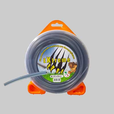 Filo Per Decespugliatore Professionale Co-Estruso Quadro 'Extreme' Mm 4,0X9 Mt - Made In Italy