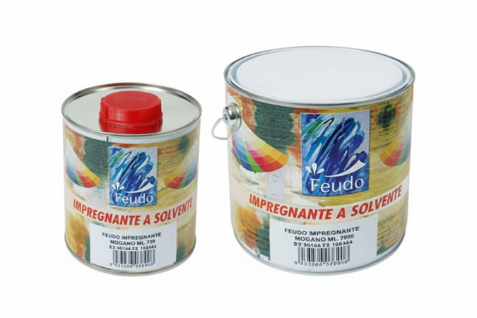 Impregnante A Solvente Per Legno In Barattolo (Holz Steril)- - Ml.2500 Trasparente - 2 Pezzi Feudo
