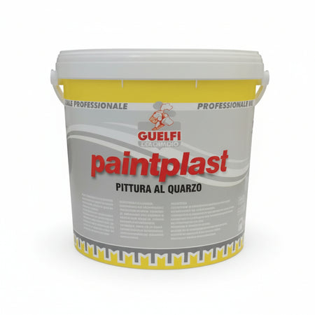 Quarzo Plastico Paintplast Per Interni Ed Esterni Lt.5 Bianco Guelfi