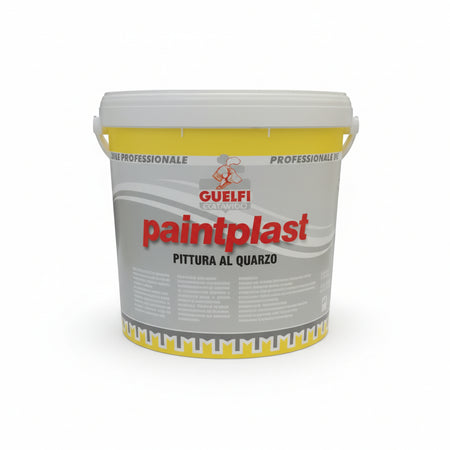 Quarzo Plastico Paintplast Per Interni Ed Esterni Lt.14 Bianco Guelfi