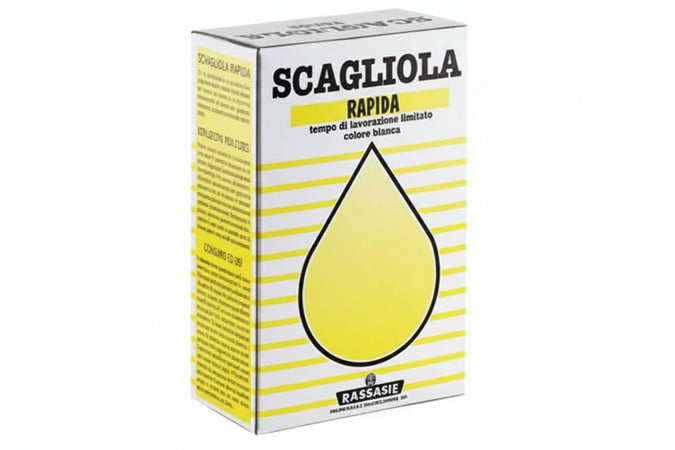 Gesso Scagliola In Scatola- - Kg.1 In Scatola - 12 Scatola