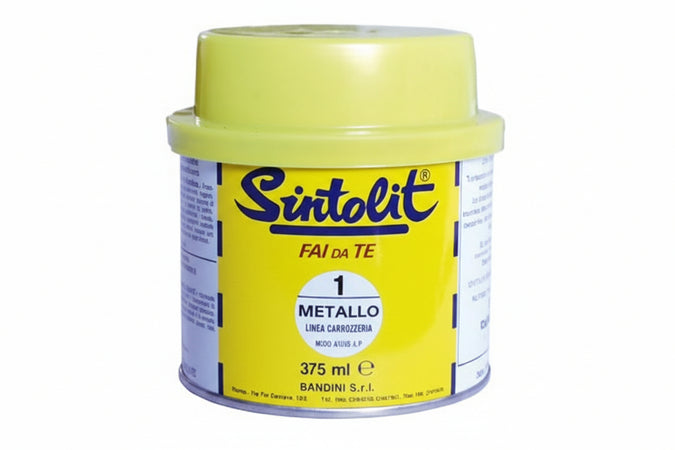 Sintolit Fai Da Te Stucco Per Metallo In Barattolo Ml.375- - Ml.375 Grigio - 2 Pezzi Sintolit