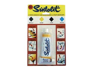 Sintolit Stucco Per Marmo E Ceramica In Tubetto- - Ml.75 - 2 Blister Sintolit