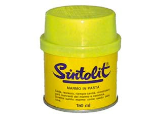 Sintolit Stucco Per Marmo E Ceramica In Barattolo Ml.175- - Ml.175 Bianco Tipo Verticale - 2 Pezzi Sintolit