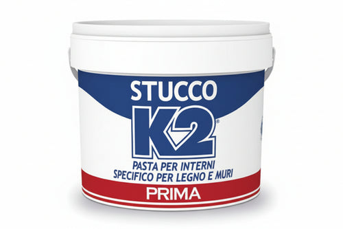 K2 Stucco In Pasta Specifico Per Legno E Muri In Barattolo- - Kg.0,250 - 24 Pezzi K2