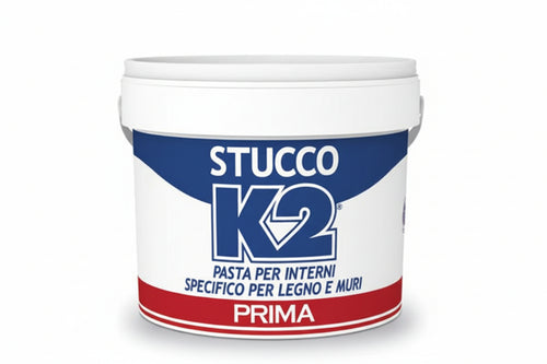 K2 Stucco In Pasta Specifico Per Legno E Muri In Barattolo- - Kg.0,500 - 24 Pezzi K2